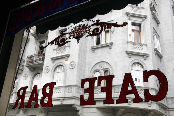 A historic café in Buenos Aires