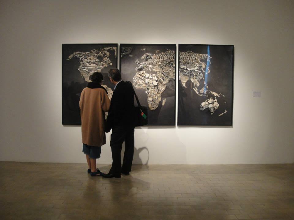 Looking at art during Gallery Nights