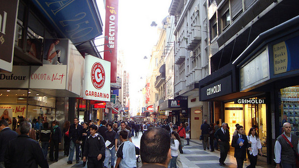 Shops lining Florida Street