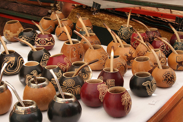 Mate gourds and bombillas