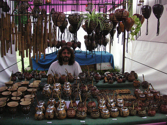 Beautiful souvenirs: Mate Gourds