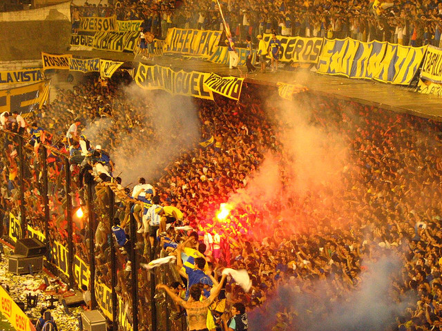 Boca Juniors fans