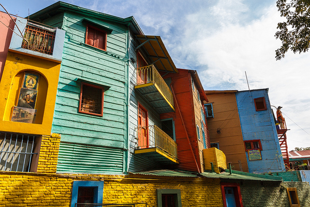 The colourful neighbourhood of La Boca