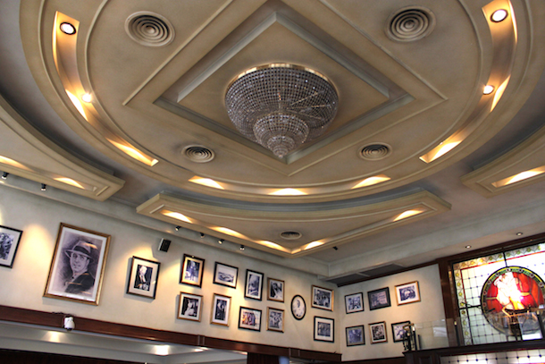The interior of Cafe de los Angelitos