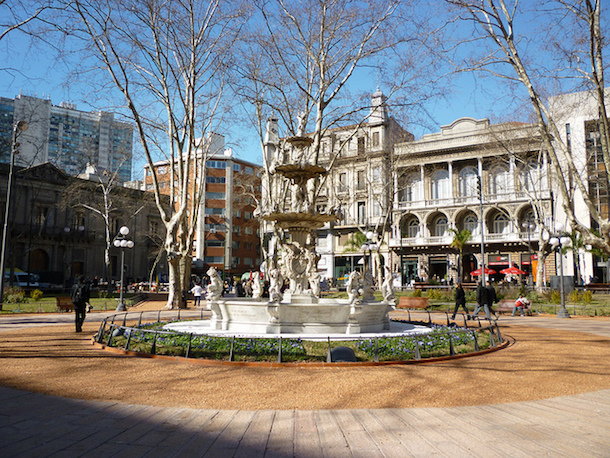 A plaza in Ciudad Vieja | Attractions in Montevideo