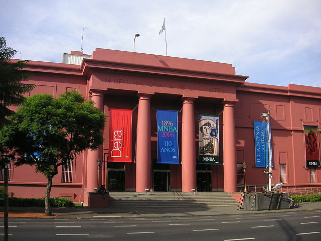 A view of the Museo Nacional de Bellas Artes