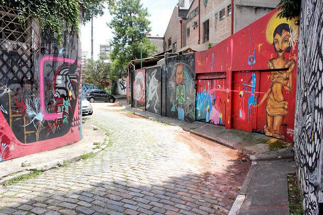 Beco do Batman en Vila Madalena