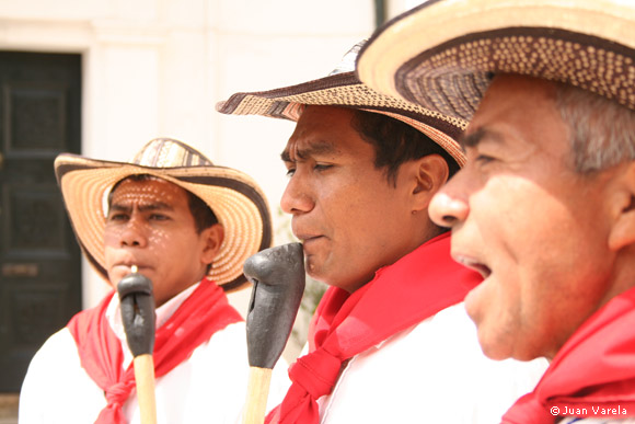 Las gaitas son un instrumento típico de la música de Colombia