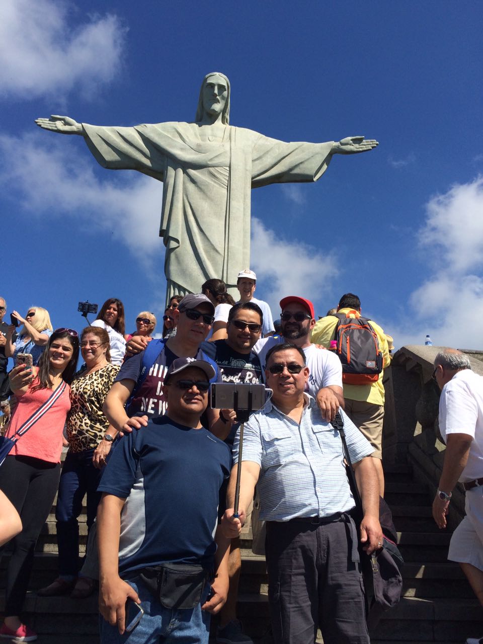 Selfie Cristo Redentor Rio de Janeiro 