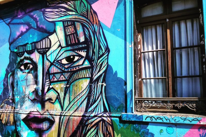 Qué hacer en Santiago. Arte callejera.